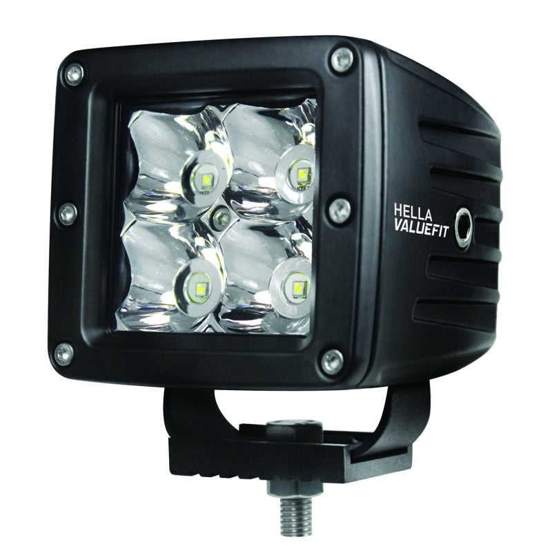 Hella HVF Cube 4 LED Off Road Kit - 3.1in 2X12W Hella Light Bars & Cubes AXOPROS