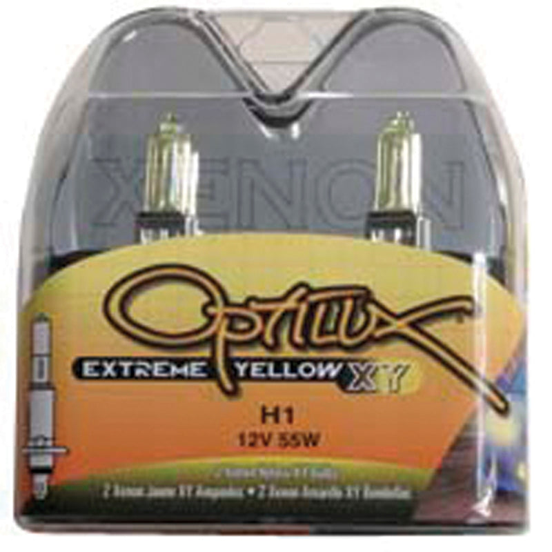 Hella Optilux H1 12V/55W XY Yellow Bulb Hella Bulbs  AXOPROS