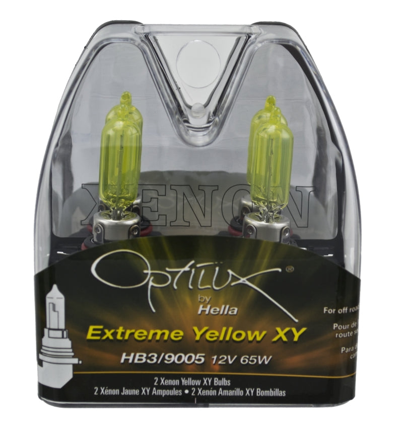 Hella Optilux HB3 9005 12V/65W XY Xenon Yellow Bulb Hella Bulbs  AXOPROS