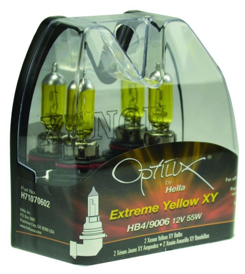 Hella Optilux HB4 9006 12V/55W XY Xenon Yellow Bulb Hella Bulbs  AXOPROS