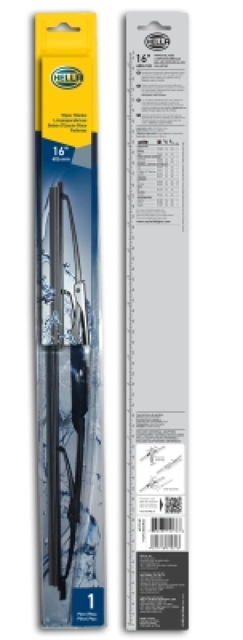 Hella Standard Wiper Blade 16in - Single Hella Exterior Trim AXOPROS