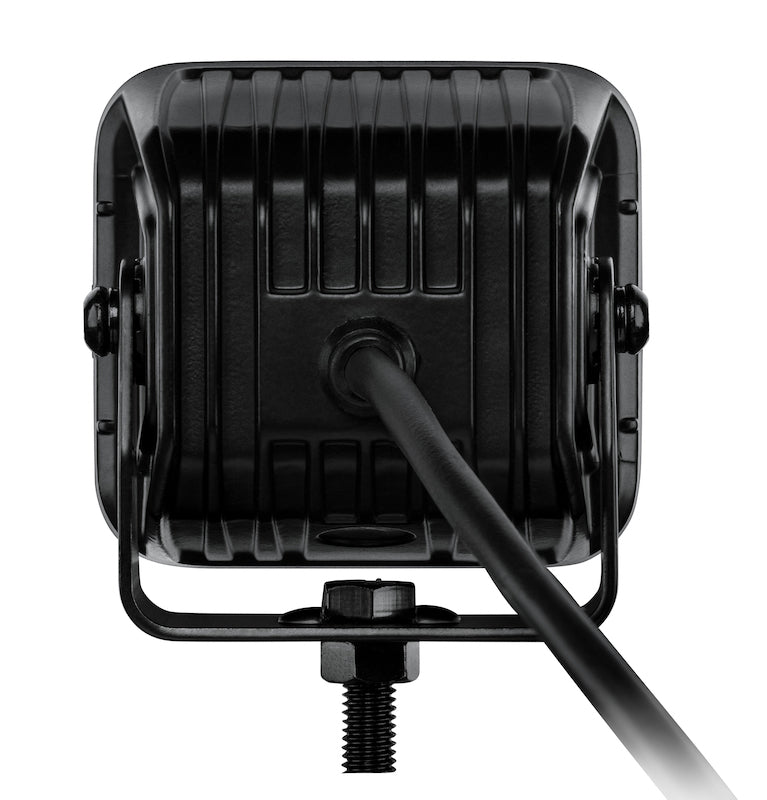 Hella Universal Black Magic 3.2in L.E.D. Cube Kit - Flood Beam Hella Fog Lights AXOPROS