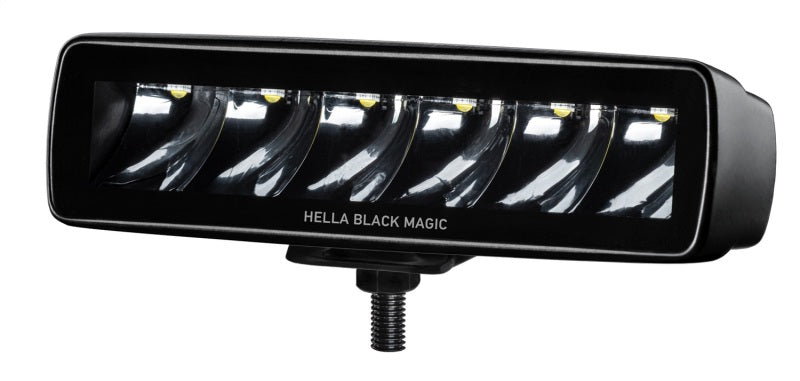Hella Universal Black Magic 6 L.E.D. Mini Light Bar - Spot Beam Hella Fog Lights AXOPROS