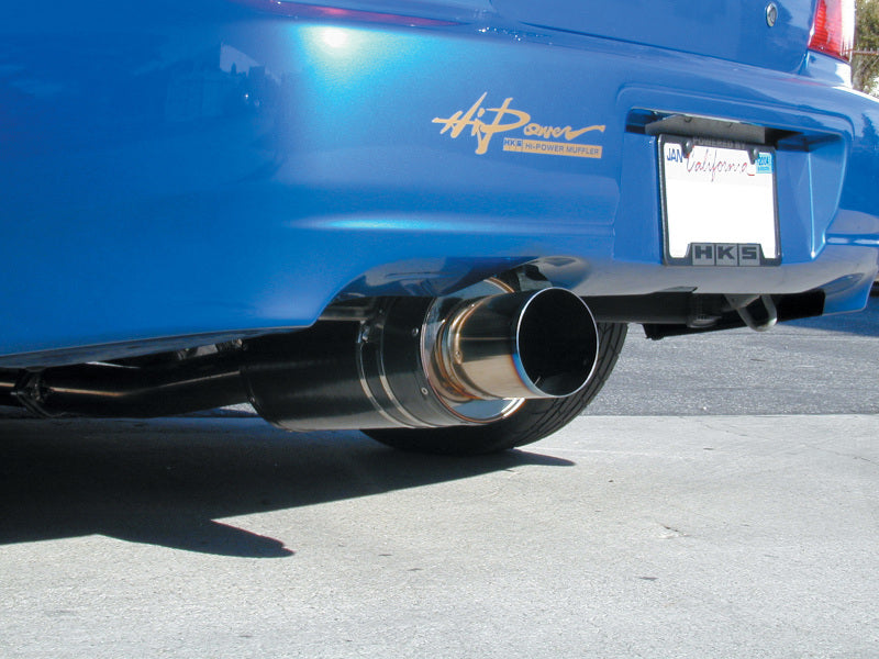 HKS 02-07 WRX / 04-07 STi Carbon Ti Exhaust HKS Catback AXOPROS