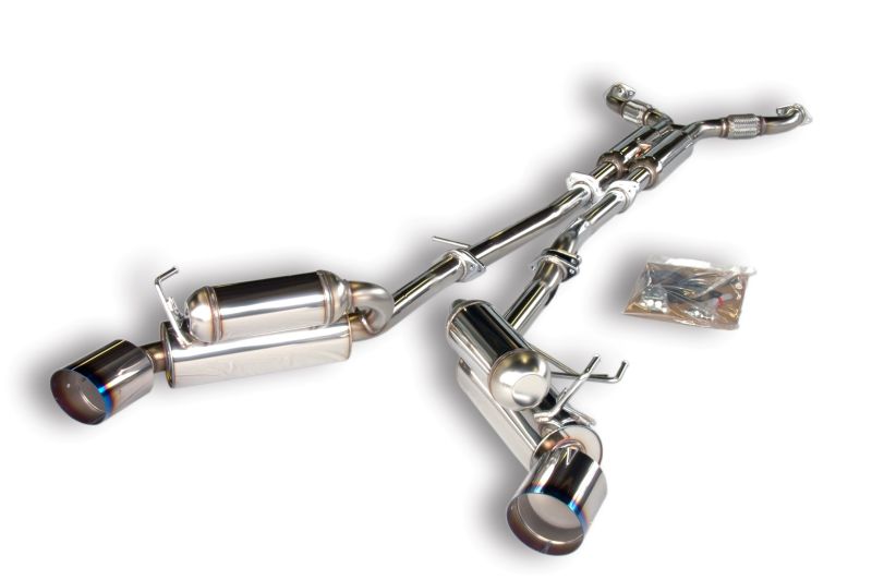 HKS 03-06 350z Dual Hi-Power Ti Tip Catback Exhaust (SUS304 NO COATING) HKS Catback AXOPROS