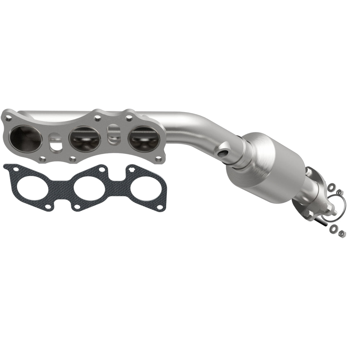 HM Grade Manifold Catalytic Converter MagnaFlow Exhaust Products Catalytic Converter with Integrated Exhaust Manifold AXOPROS