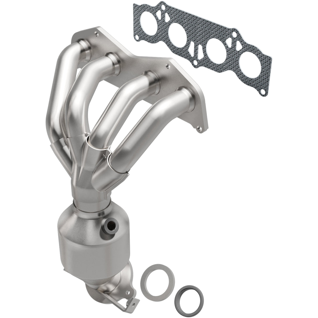 HM Grade Manifold Catalytic Converter MagnaFlow Exhaust Products Catalytic Converter with Integrated Exhaust Manifold AXOPROS