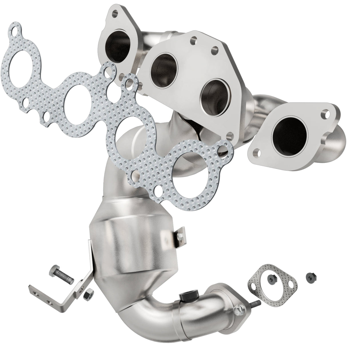 HM Grade Manifold Catalytic Converter MagnaFlow Exhaust Products Catalytic Converter with Integrated Exhaust Manifold AXOPROS