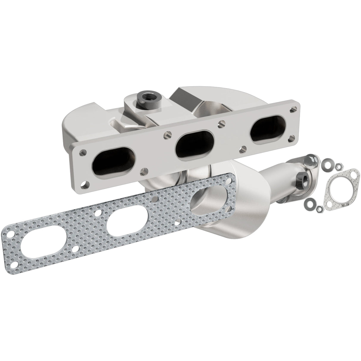 HM Grade Manifold Catalytic Converter MagnaFlow Exhaust Products Catalytic Converter with Integrated Exhaust Manifold AXOPROS