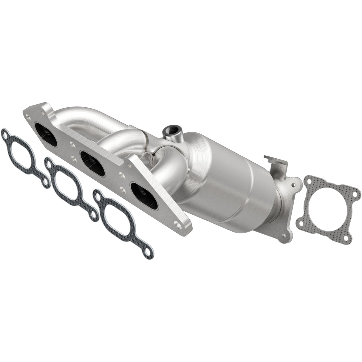HM Grade Manifold Catalytic Converter MagnaFlow Exhaust Products Catalytic Converter with Integrated Exhaust Manifold AXOPROS