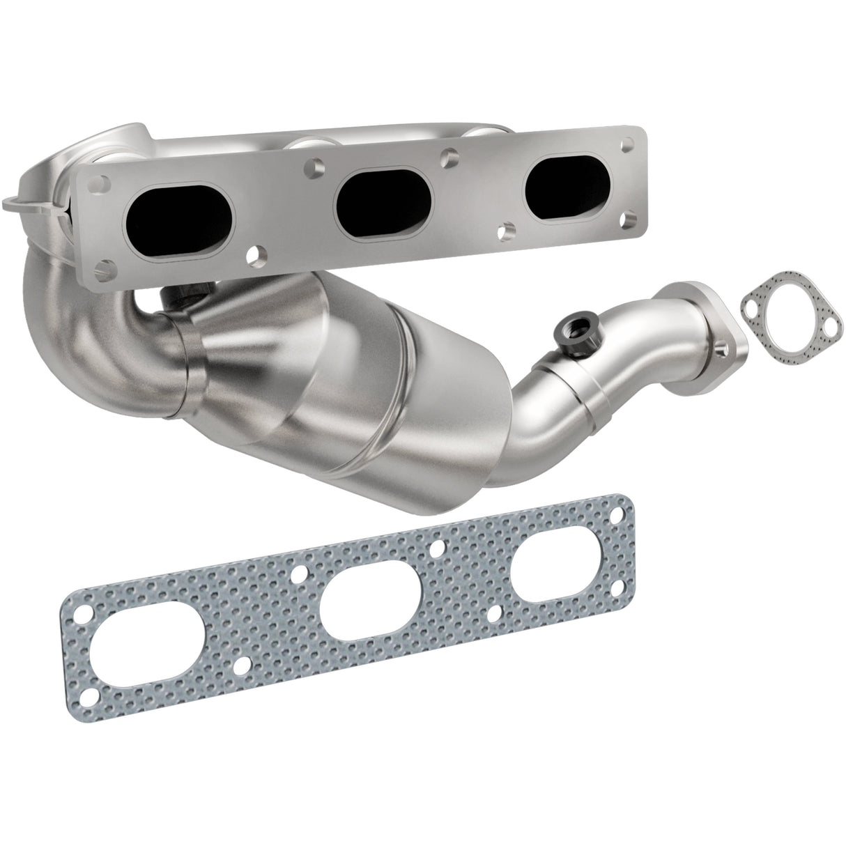 HM Grade Manifold Catalytic Converter MagnaFlow Exhaust Products Catalytic Converter with Integrated Exhaust Manifold AXOPROS