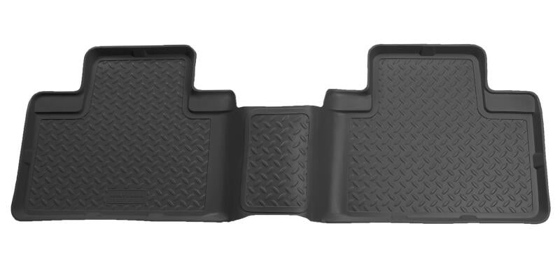 Husky Liners 00-03 Nissan Xterra/Frontier Crew Cab Classic Style 2nd Row Black Floor Liners Husky Liners Floor Mats - Rubber AXOPROS