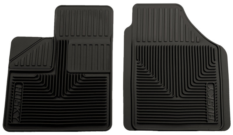 Husky Liners 01-06 Acura MDX/03-08 Honda Pilot Heavy Duty Black Front Floor Mats Husky Liners Floor Mats - Rubber AXOPROS