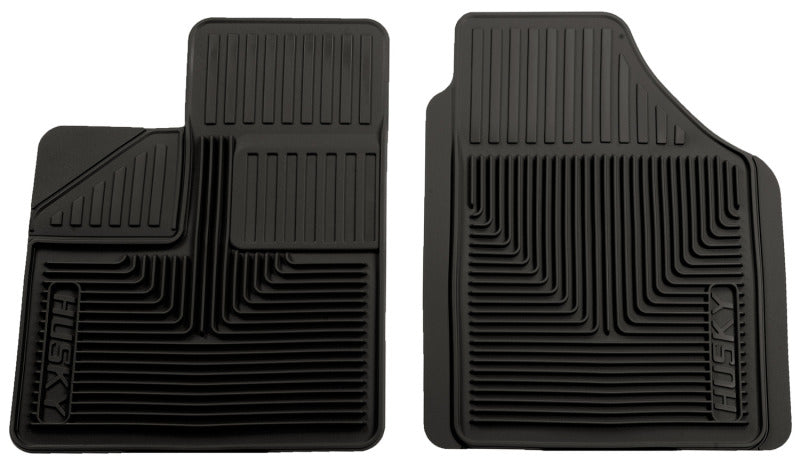 Husky Liners 01-06 Acura MDX/03-08 Honda Pilot Heavy Duty Black Front Floor Mats Husky Liners Floor Mats - Rubber AXOPROS