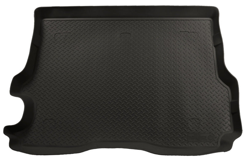 Husky Liners 02-06 GM Trailblazer/Bravada/Envoy/05-08 Saab 9-7X Classic Style Black Rear Cargo Liner Husky Liners Floor Mats - Rubber AXOPROS
