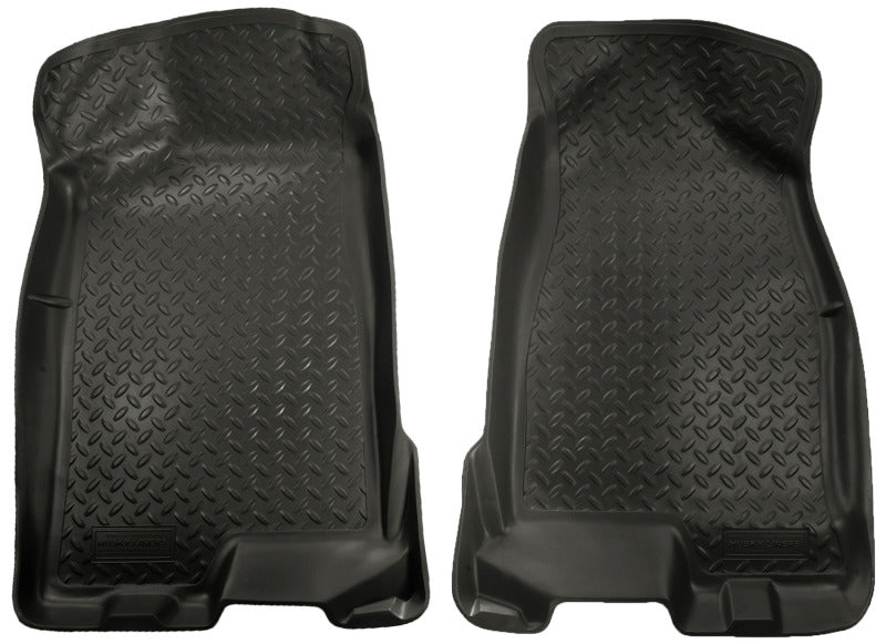 Husky Liners 04-12 Chevy Colorado/GMC Canyon Crew Cab Classic Style Black Floor Liners Husky Liners Floor Mats - Rubber AXOPROS