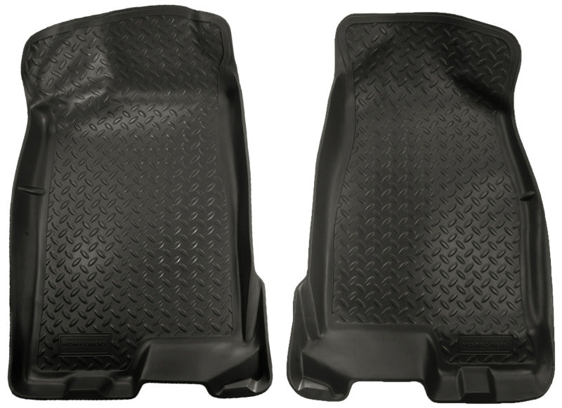 Husky Liners 04-12 Chevy Colorado/GMC Canyon Crew Cab Classic Style Black Floor Liners Husky Liners Floor Mats - Rubber AXOPROS