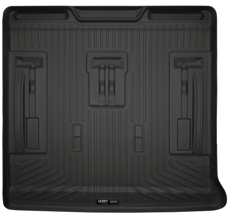 Husky Liners 07-13 GM Escalade/Suburban/Yukon WeatherBeater Black Rear Cargo Liners Husky Liners Floor Mats - Rubber AXOPROS