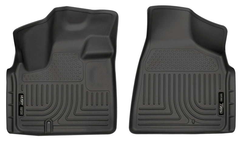 Husky Liners 08-12 Chrysler Town Country/Dodge Grand Caravan WeatherBeater Black Floor Liners Husky Liners Floor Mats - Rubber  AXOPROS