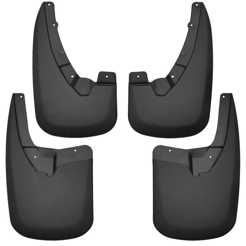 Husky Liners 09-17 Dodge Ram 1500 w/o Fender Flares Front and Rear Mud Guards - Black Husky Liners Mud Flaps  AXOPROS