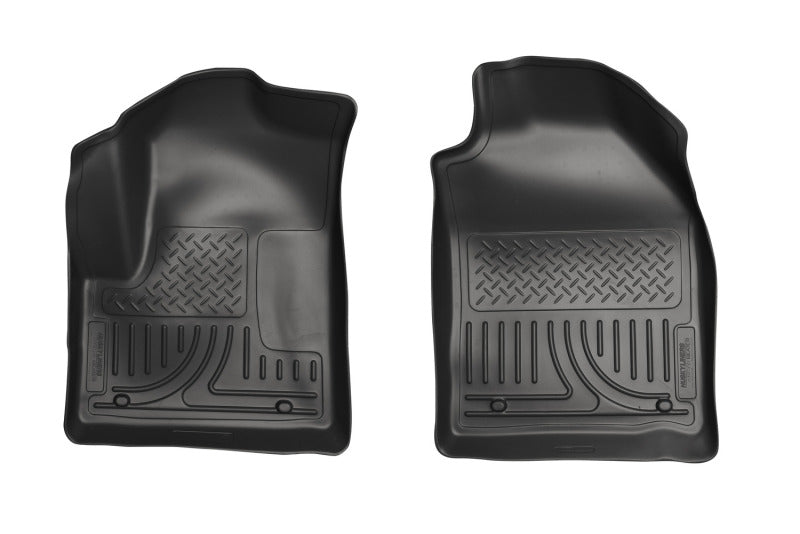 Husky Liners 10-12 Ford Transit Connect (Van/Wagon) WeatherBeater Black Floor Liners Husky Liners Floor Mats - Rubber AXOPROS