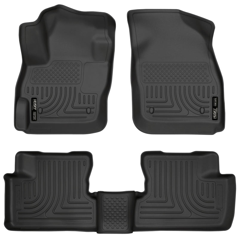 Husky Liners 10-12 Mazda 3 WeatherBeater Combo Black Floor Liners Husky Liners Floor Mats - Rubber AXOPROS