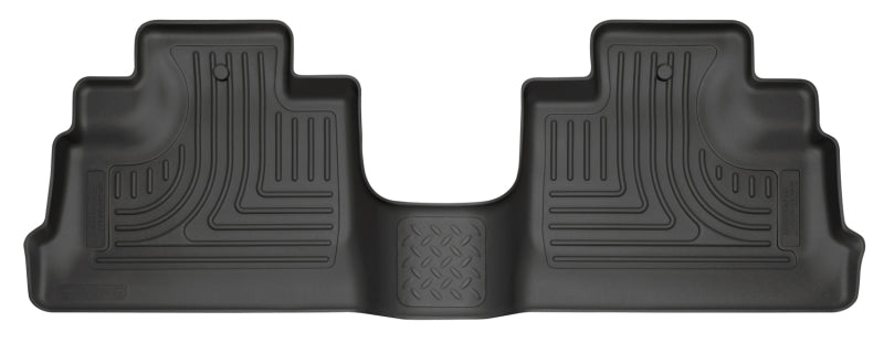 Husky Liners 11-12 Jeep Wrangler Unlimited (4 Door) WeatherBeater 2nd Row Black Floor Liners Husky Liners Floor Mats - Rubber AXOPROS