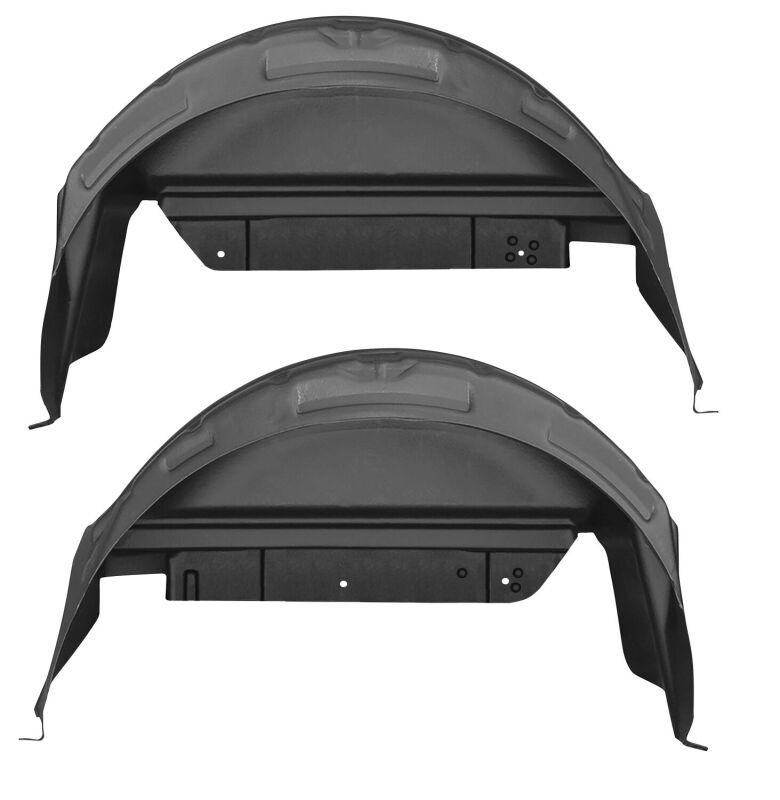 Husky Liners 11-14 Ford F-250/F-350 Super Duty Black Rear Wheel Well Guards Husky Liners Wheel Well Liners  AXOPROS