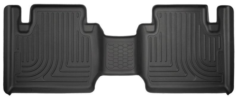 Husky Liners 12-15 Toyota Tacoma Extended Cab WeatherBeater Second Row Black Floor Liners Husky Liners Floor Mats - Rubber AXOPROS