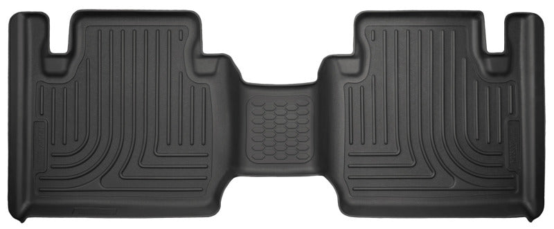 Husky Liners 12-15 Toyota Tacoma Extended Cab WeatherBeater Second Row Black Floor Liners Husky Liners Floor Mats - Rubber AXOPROS