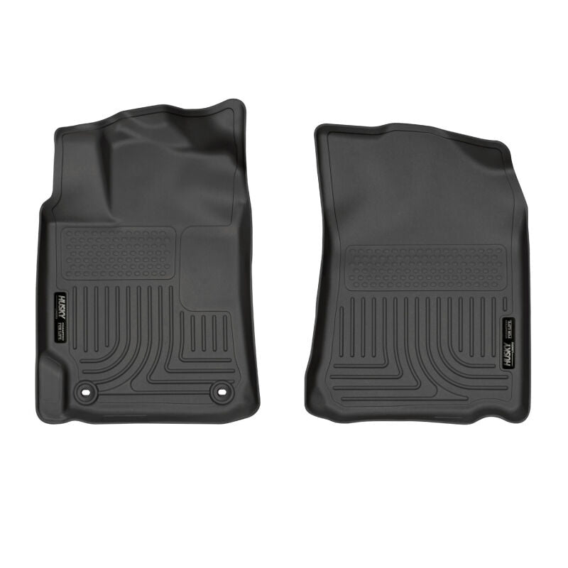 Husky Liners 12-17 Toyota Camry X-act Contour Series Front Floor Liners - Black Husky Liners Floor Mats - Rubber AXOPROS