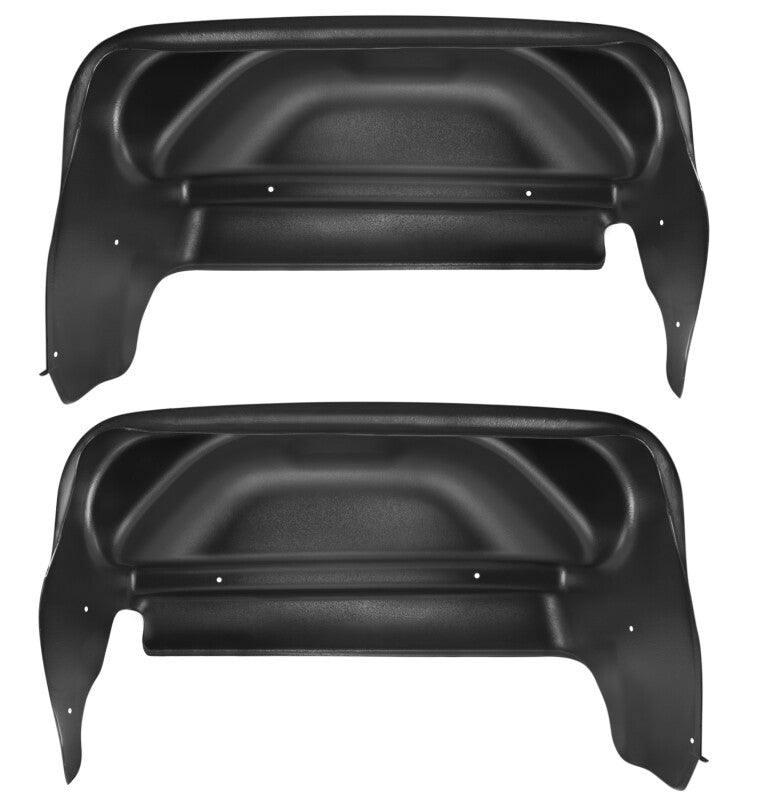 Husky Liners 14-17 GMC Sierra Black Rear Wheel Well Guards Husky Liners Wheel Well Liners AXOPROS