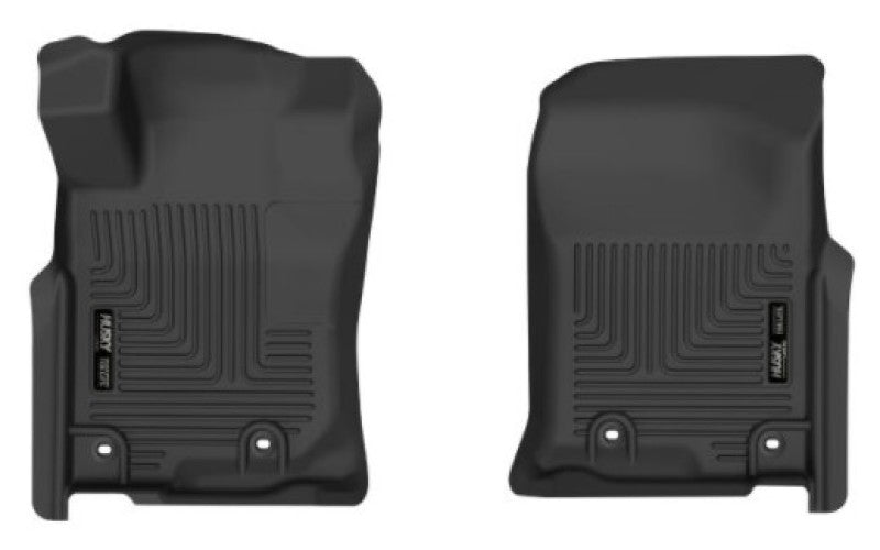 Husky Liners 14-21 Lexus GX460 / 13-21 Toyota 4Runner X-Act Contour Black Front Floor Liners Husky Liners Floor Mats - Rubber AXOPROS
