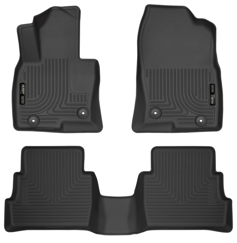 Husky Liners 14 Mazda 6 Touring/Grand Touring/Sport Weatherbeater Black Front & 2nd Seat Floor Liner Husky Liners Floor Mats - Rubber AXOPROS