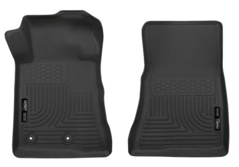 Husky Liners 15-22 Ford Mustang X-act Contour Series Front Floor Liners - Black Husky Liners Floor Mats - Rubber AXOPROS