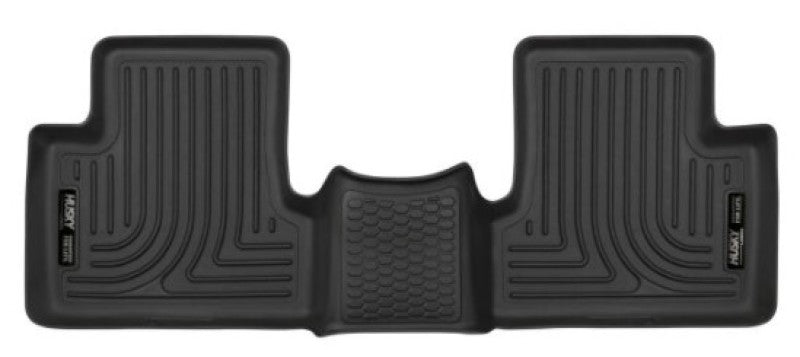 Husky Liners 15-22 Jeep Cherokee X-act Contour Series 2nd Seat Floor Liner - Black Husky Liners Floor Mats - Rubber AXOPROS