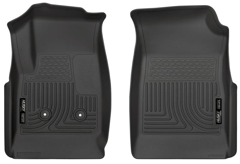 Husky Liners 15 Colorado Crew Cab/Ext Cab WeatherBeater Black Front Floor Liner Husky Liners Floor Mats - Rubber AXOPROS