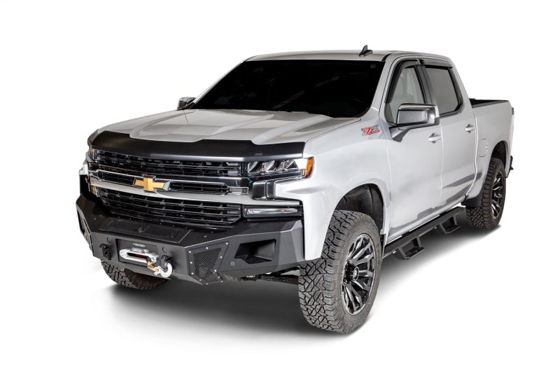 Husky Liners 17-19 Chevy Silverado 2500/3500 Aeroskin - Matte Black Husky Liners Hood Deflectors AXOPROS