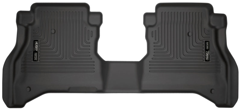 Husky Liners 20-21 Jeep Gladiator Crew Cab WeatherBeater 2nd Seat Black Floor Liners Husky Liners Floor Mats - Rubber AXOPROS