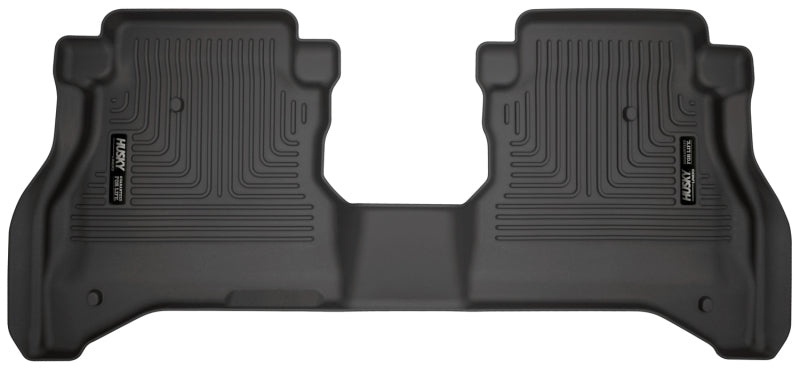 Husky Liners 20-21 Jeep Gladiator Crew Cab WeatherBeater 2nd Seat Black Floor Liners Husky Liners Floor Mats - Rubber AXOPROS