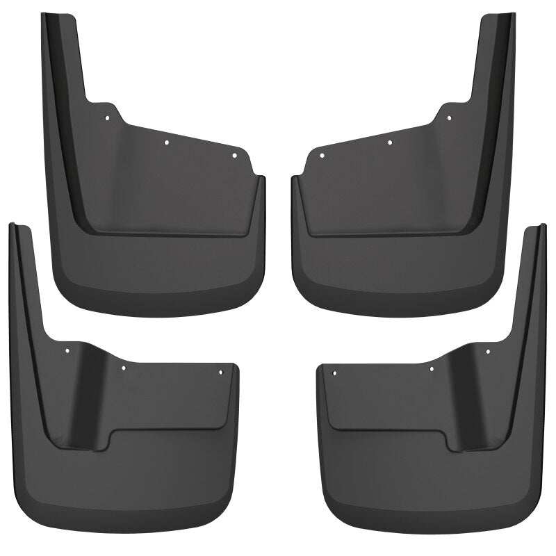 Husky Liners 20-23 GMC Sierra 2500/3500 HD (Excl. Dually) Front & Rear Mud Guards - Black Husky Liners Mud Flaps AXOPROS