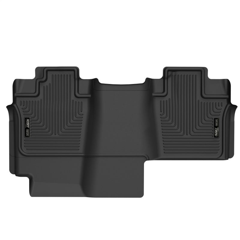 Husky Liners 2004-2008 Ford F-150 SuperCrew Cab Pickup X-act Contour Rear Floor Liner (Black) Husky Liners Floor Mats - Rubber AXOPROS