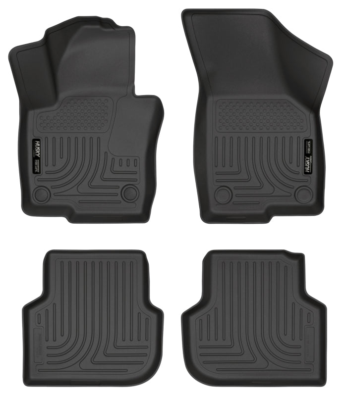 Husky Liners 2011 Volkswagen Jetta (Sedan) WeatherBeater Combo Black Floor Liners Husky Liners Floor Mats - Rubber AXOPROS