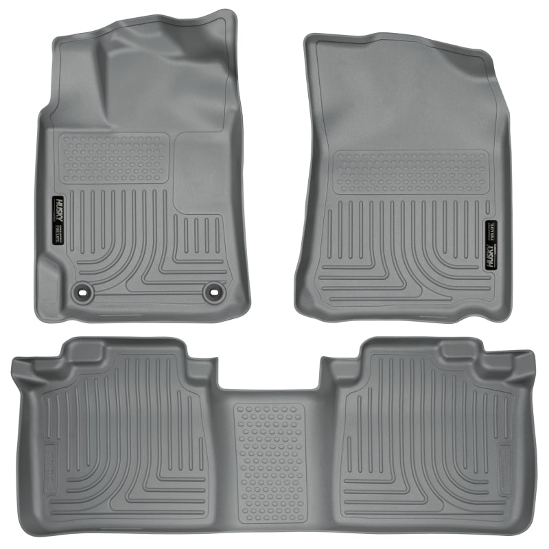 Husky Liners 2012 Toyota Camry WeatherBeater Combo Gray Floor Liners Husky Liners Floor Mats - Rubber AXOPROS