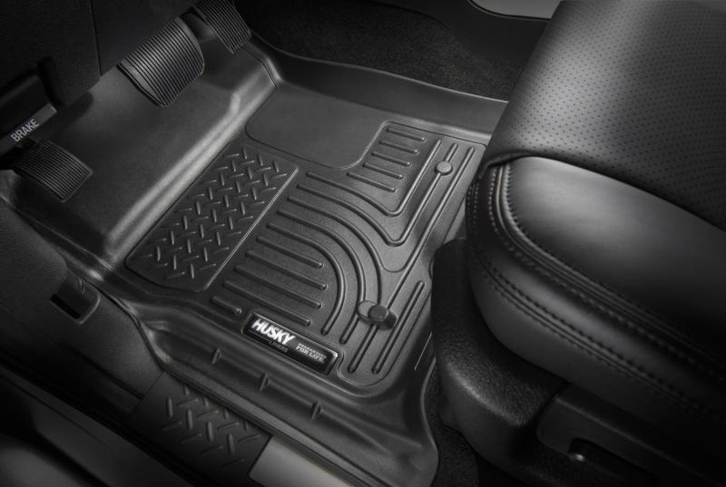 Husky Liners 2013 Dodge Dart WeatherBeater Black Front & 2nd Seat Floor Liners Husky Liners Floor Mats - Rubber AXOPROS