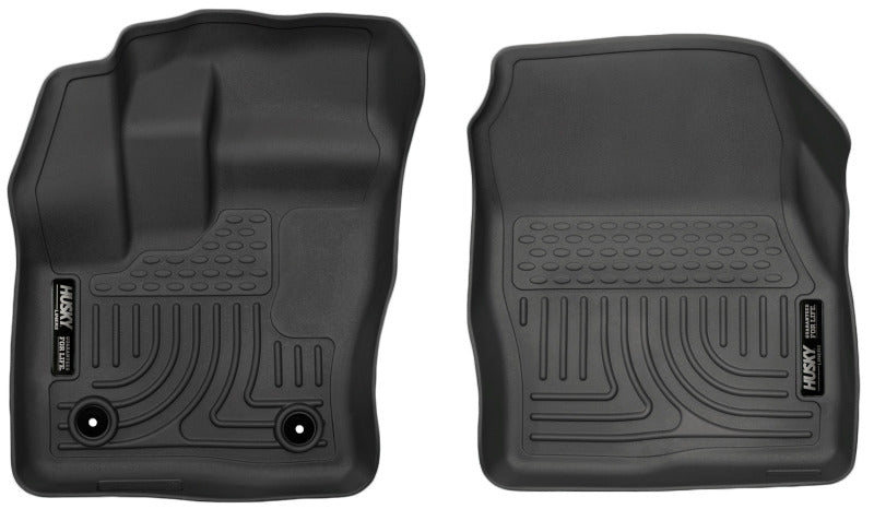 Husky Liners 2014-2015 Ford Transit Connect WeatherBeater Front Black Floor Liners Husky Liners Floor Mats - Rubber  AXOPROS
