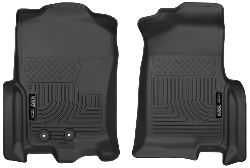 Husky Liners 2015 Ford Expedition/Lincoln Navigator WeatherBeater Front Black Floor Liners Husky Liners Floor Mats - Rubber AXOPROS