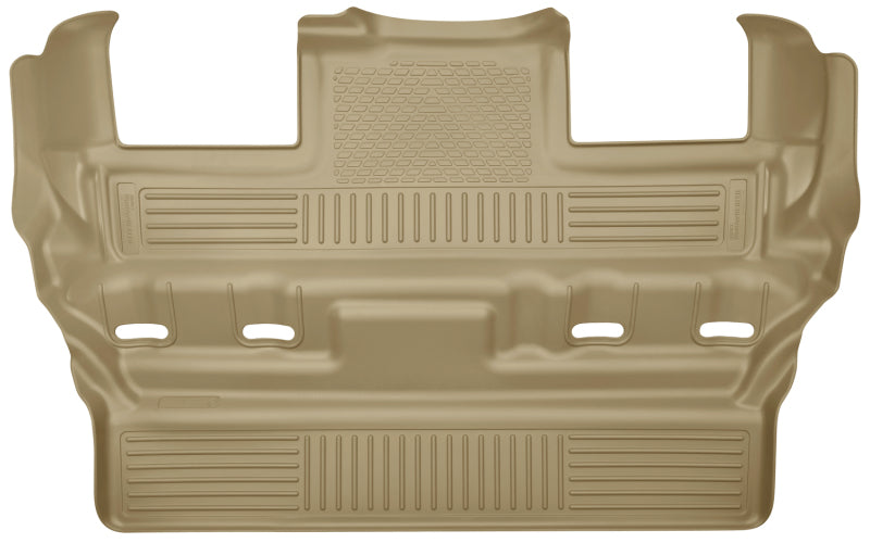 Husky Liners 2015 GM Escalade/Tahoe/Yukon WeatherBeater Tan 3rd Seat (Bucket 2nd) Floor Liner Husky Liners Floor Mats - Rubber AXOPROS