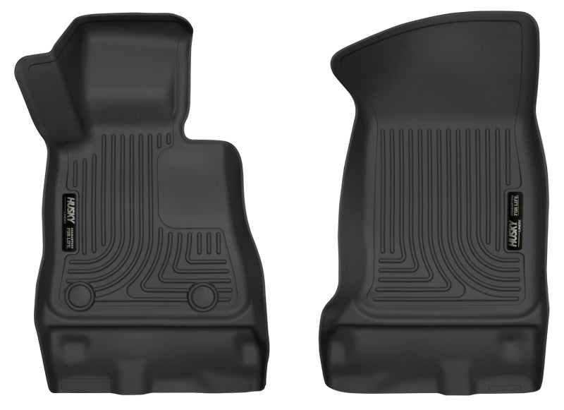 Husky Liners 2016+ Chevrolet Camaro X-Act Contour Black Front Floor Liners Husky Liners Floor Mats - Rubber AXOPROS
