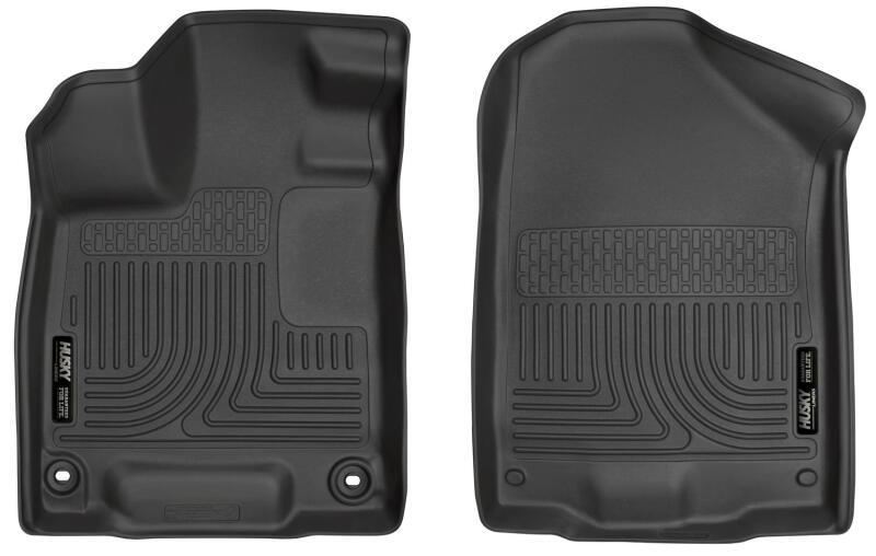 Husky Liners 2016 Honda Pilot WeatherBeater Front Black Floor Liners Husky Liners Floor Mats - Rubber  AXOPROS